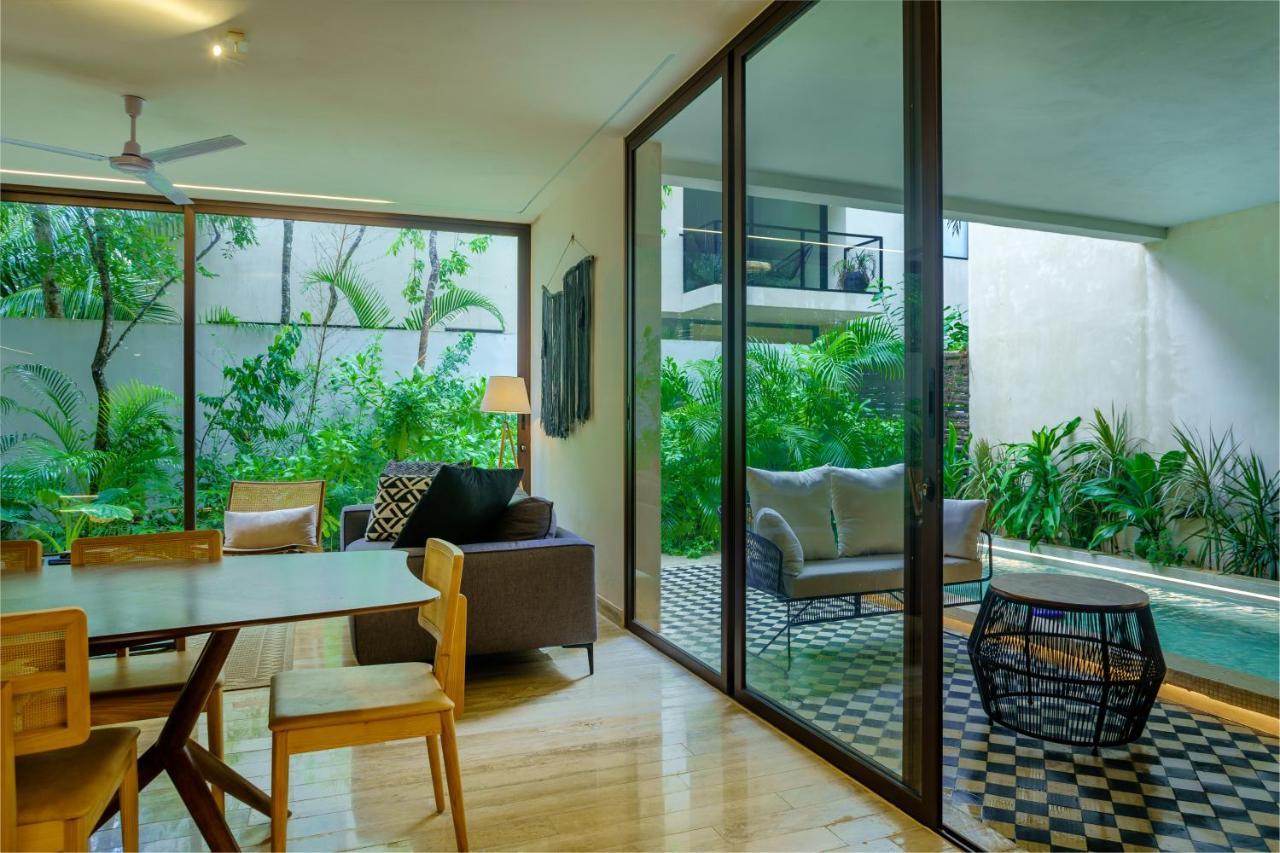 Private Pool Apartment For Groups Tulum Luaran gambar