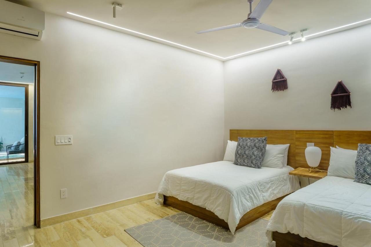 Private Pool Apartment For Groups Tulum Luaran gambar