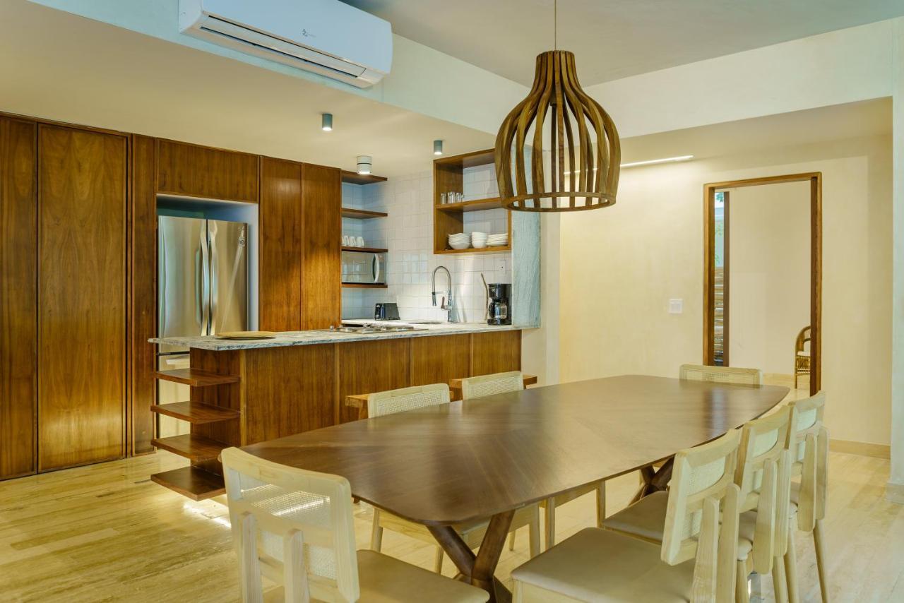 Private Pool Apartment For Groups Tulum Luaran gambar