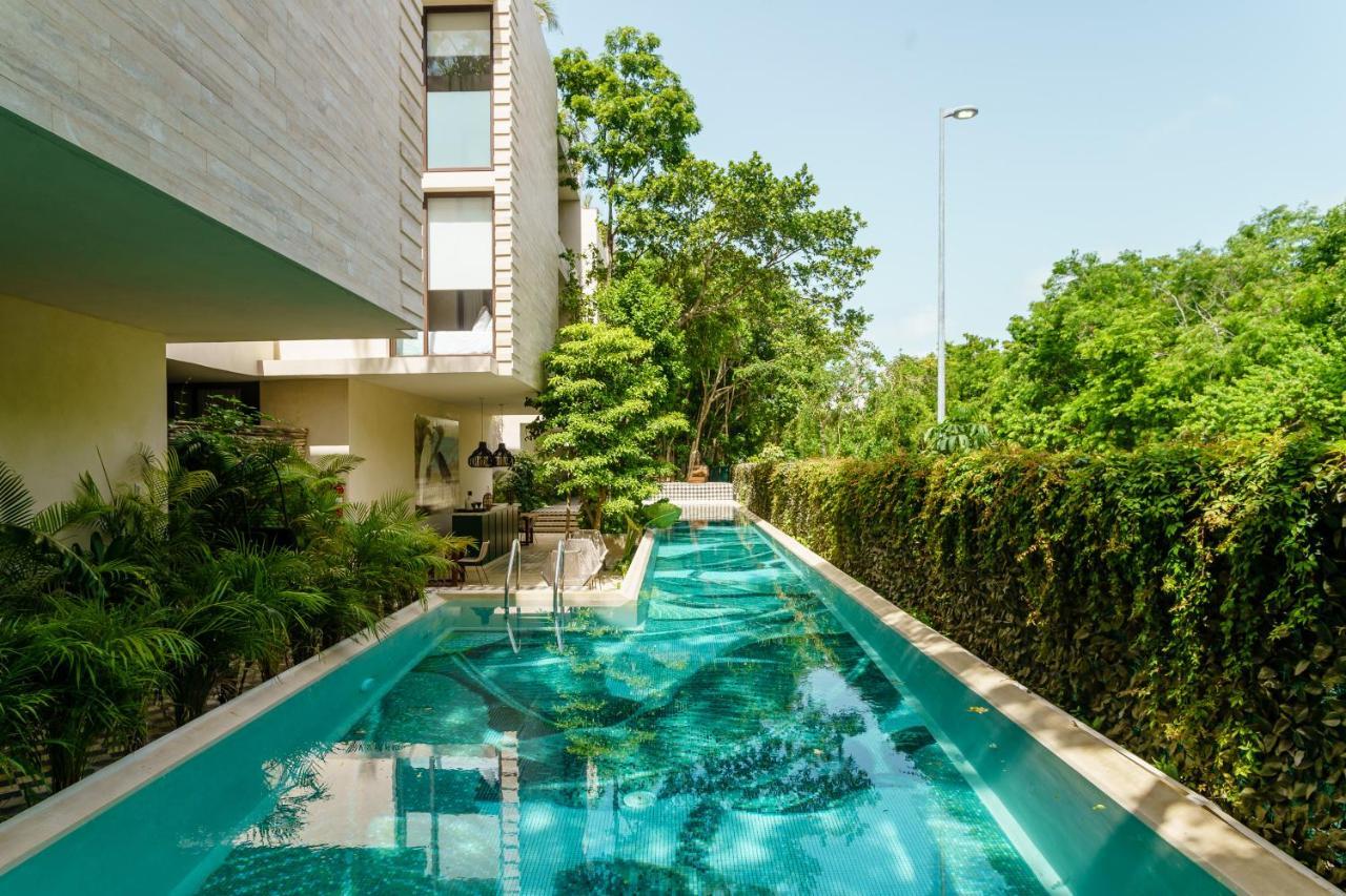 Private Pool Apartment For Groups Tulum Luaran gambar